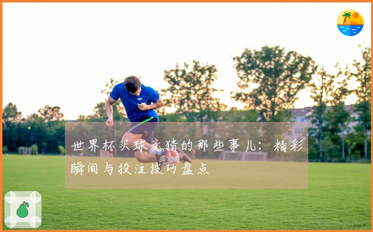 世界杯买球竞猜的那些事儿：精彩瞬间与投注技巧盘点