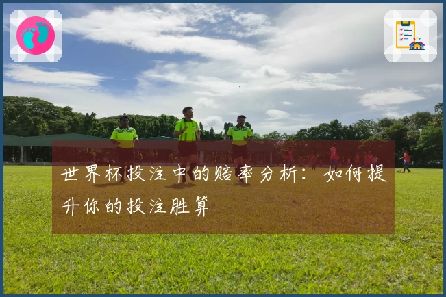 世界杯投注中的赔率分析：如何提升你的投注胜算